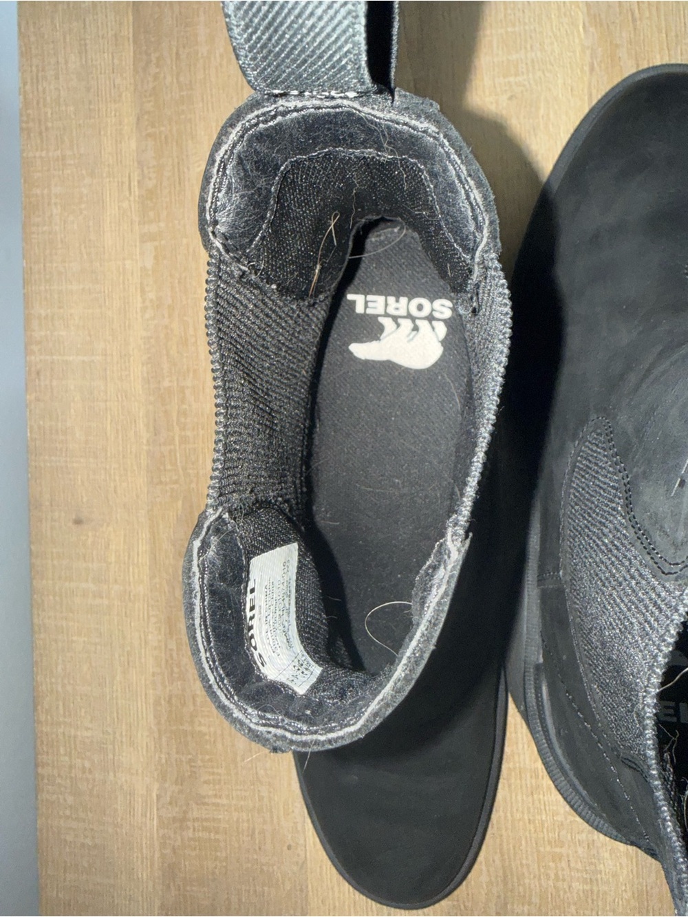 Sorel Women's Hi Line Chelsea Boot in Black - Picture 10 of 11